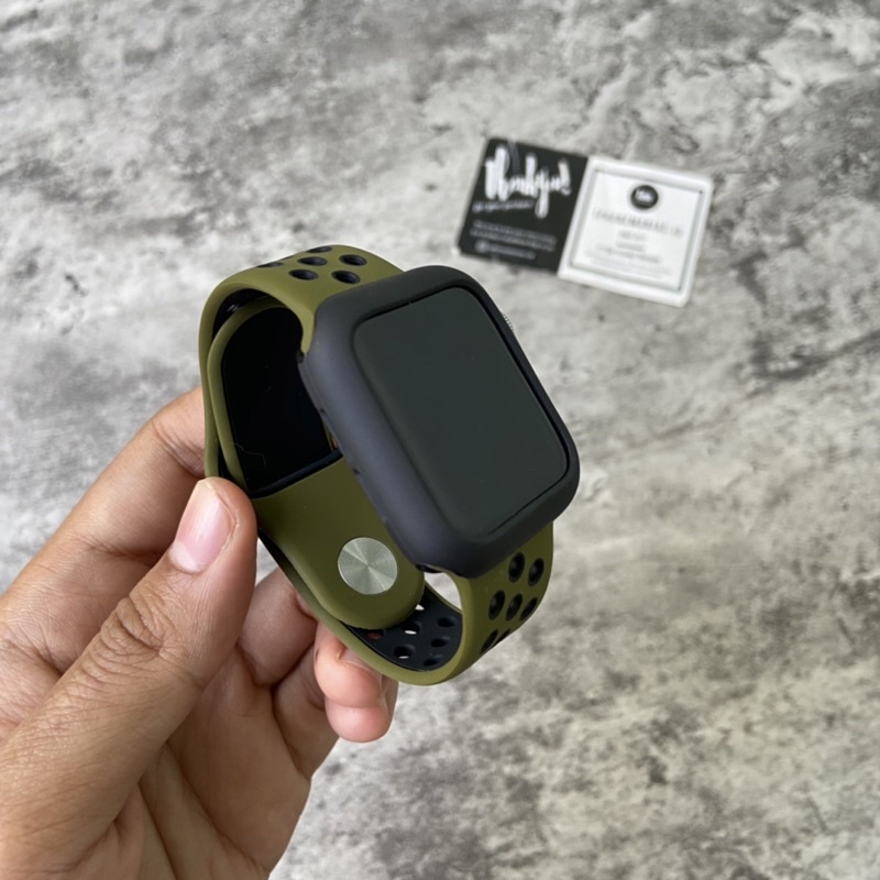 STRAP APPLE WATCH IWATCH N*IKE SPORT OLAHRAGA 38mm 42mm 40mm 44mm 41mm 45mm