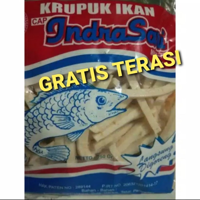 

MURAH KRUPUK IKAN INDRASARI (STIK) 250gram