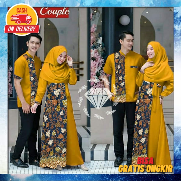 Baju Gamis Wanita Terbaru 2022 Lebaran Gsmis Remaja Syari Cople Baju Pasangan Suami Istri Couple Kel