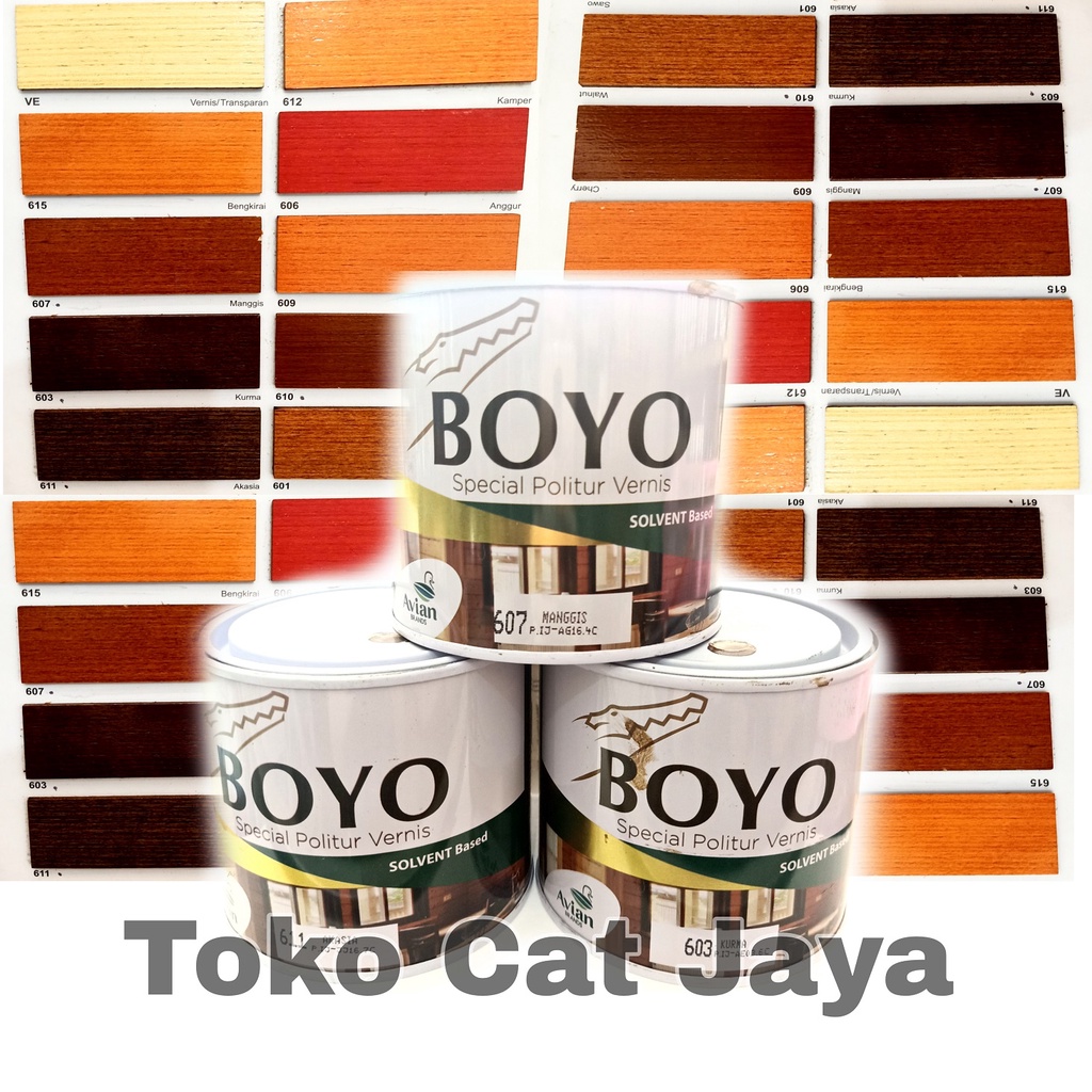 Jual Boyo Politur 450 Cc Cat Kayu Boyo 12 Kg 045 Liter Pelitur Kayu Shopee Indonesia 6566