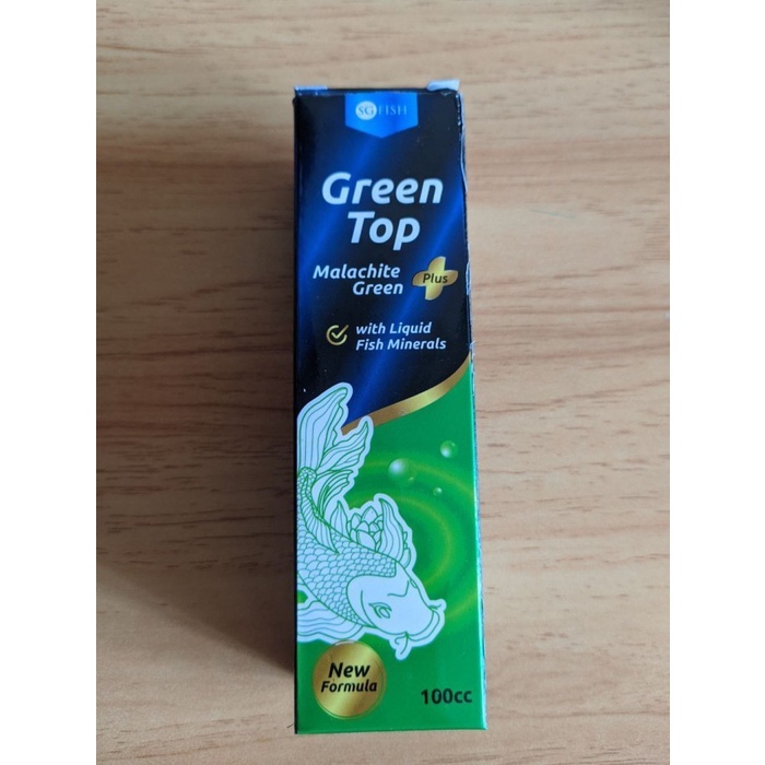 SG Fish Green Top Malachite Green Obat Ikan 100ml 100 Ml