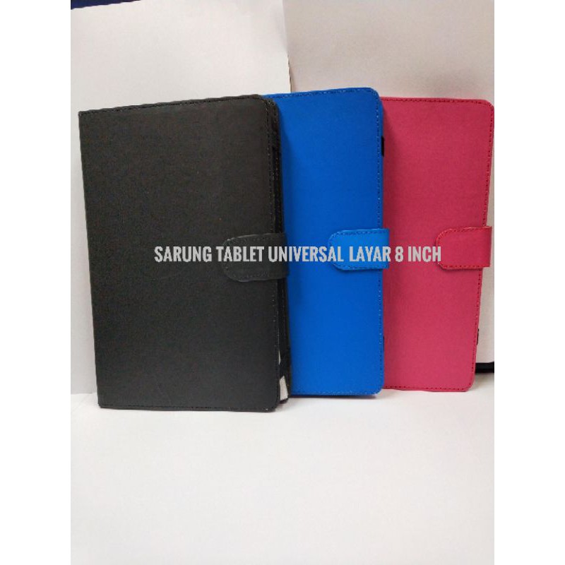 Sarung Tablet Layar 8 inch Universal Case Cover Tab Samsung Advan Huawei Lenovo Evercoss Maxtron