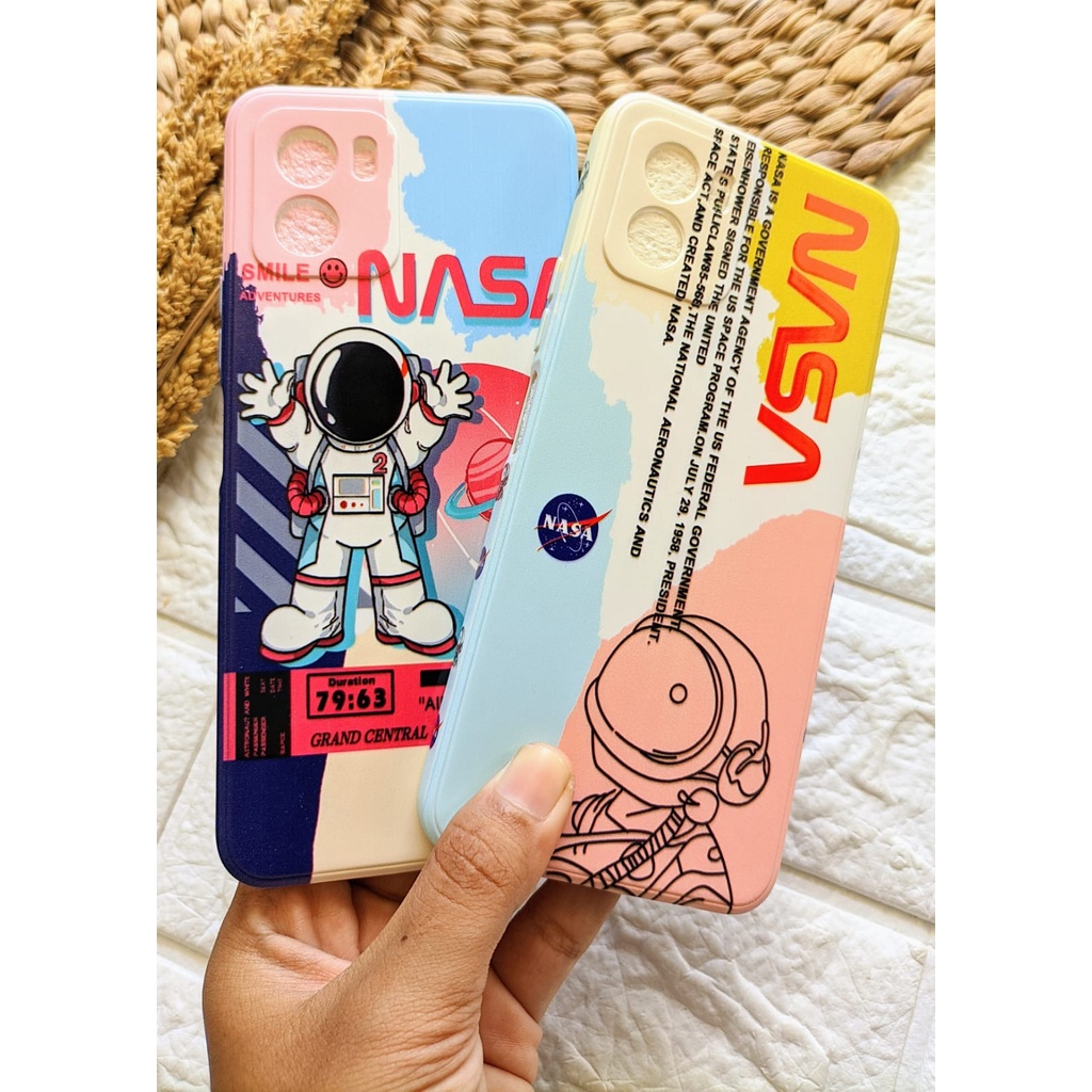 Case Softcase Casing TPU Realme C15 C21 C25 C25S Karakter Nasa