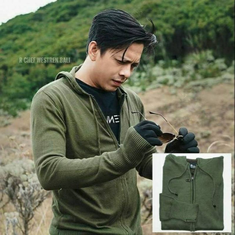 Jaket Rajut - Jaket Ariel - Jaket Rajut Pria