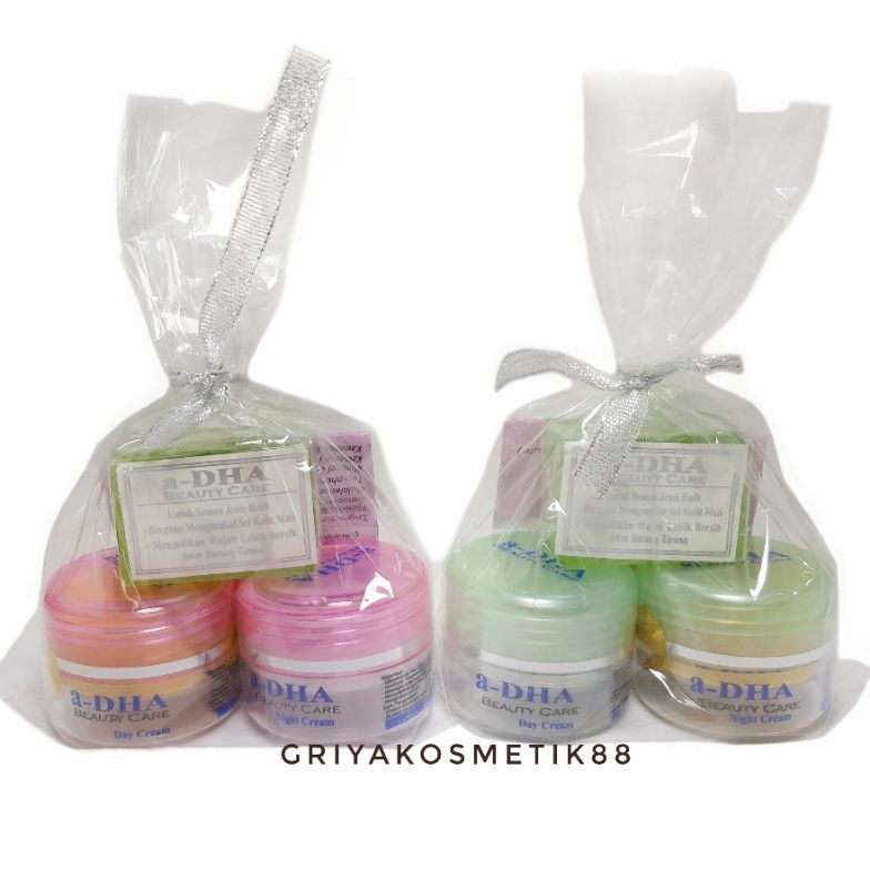 CREAM A DHA PINK &amp; HIJAU BERHOLOGRAM [3in1]