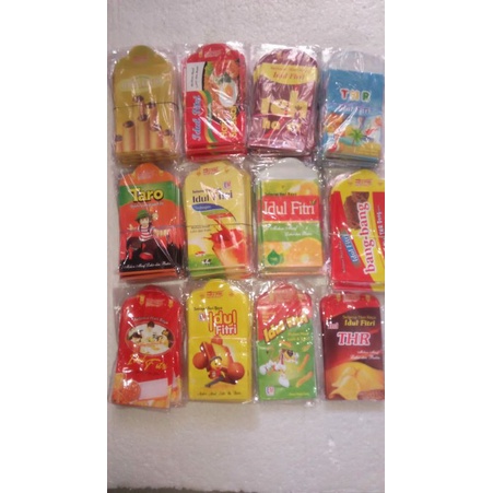 

ISI 10 pcs amplop lebaran / amplop snack