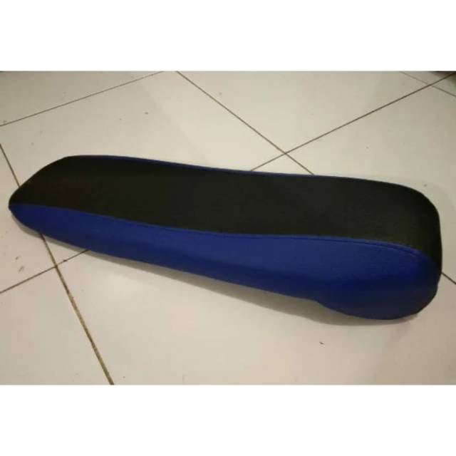 Jok modifikasi bebek trail warna Biru