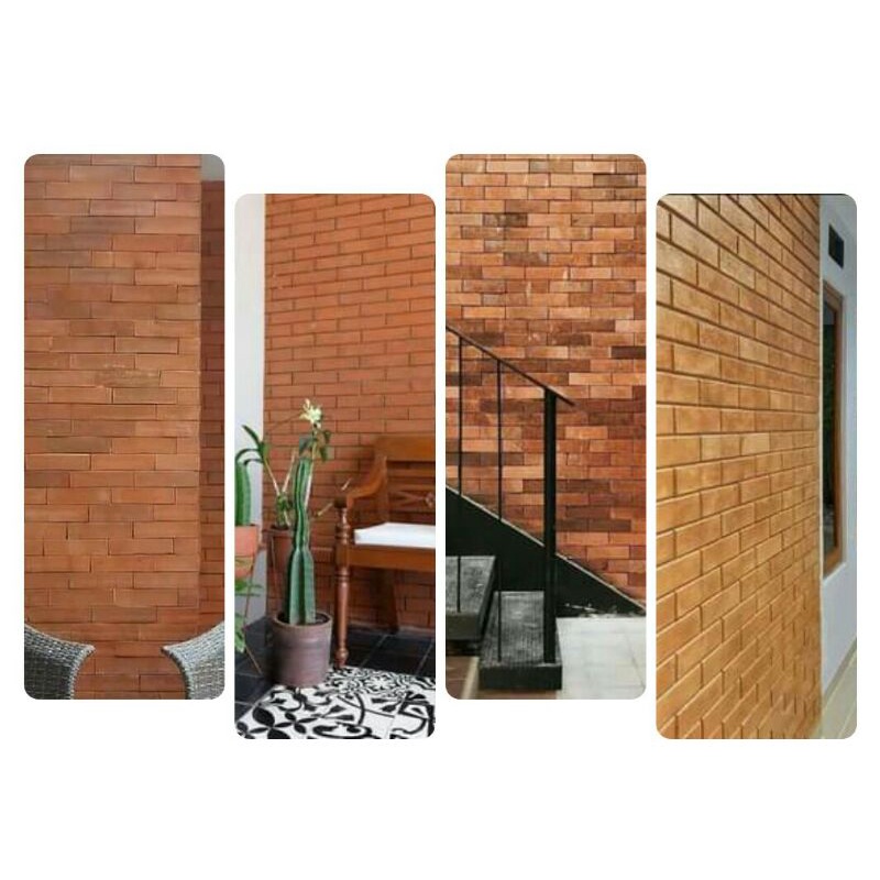 Bata Tempel Dinding Jakarta Terracotta Teracota Terakota Bevel Dan Non Bevel DC ART ROSTER
