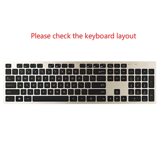 For 21.5inch ASUS V4000 I3 8130U Soft Ultra-thin Silicone Laptop Keyboard Cover Protector