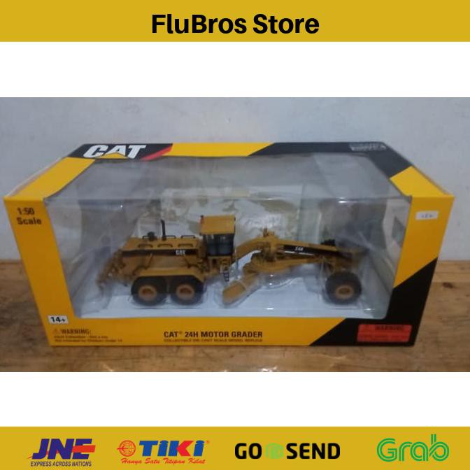 MAINAN Diecast Miniatur Alat Berat Tambang CAT 24H Motor Grader MURAH