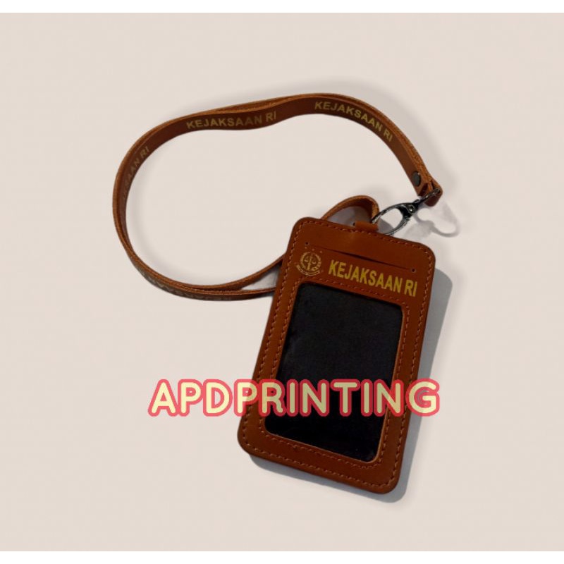 

ID CARD TALI KEJAKSAAN RI COKELAT COKLAT DOFF 4 SLOT CARD