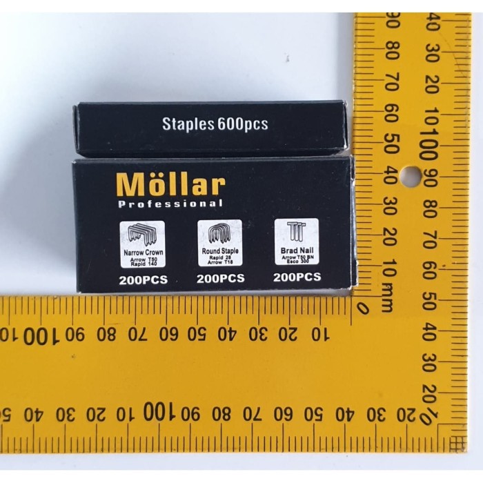 

Mollar Refill Staple Gun 3 Way Isi Ulang Staples Tembak Hekter 3 in 1