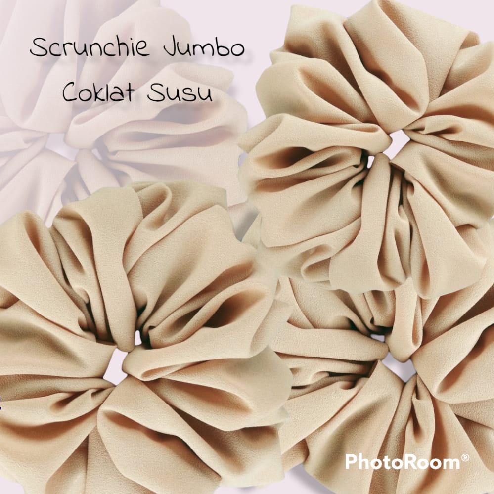 Scrunchie ikat rambut hijab cepol jumbo