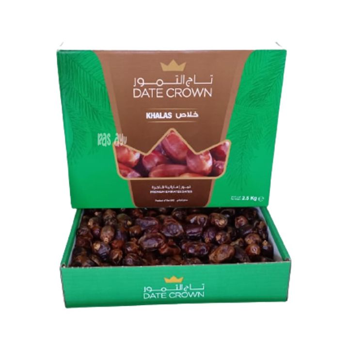 

Kurma Date Crown Khalas 1 Kg Repack / Kurma Khalas / Kurma manis