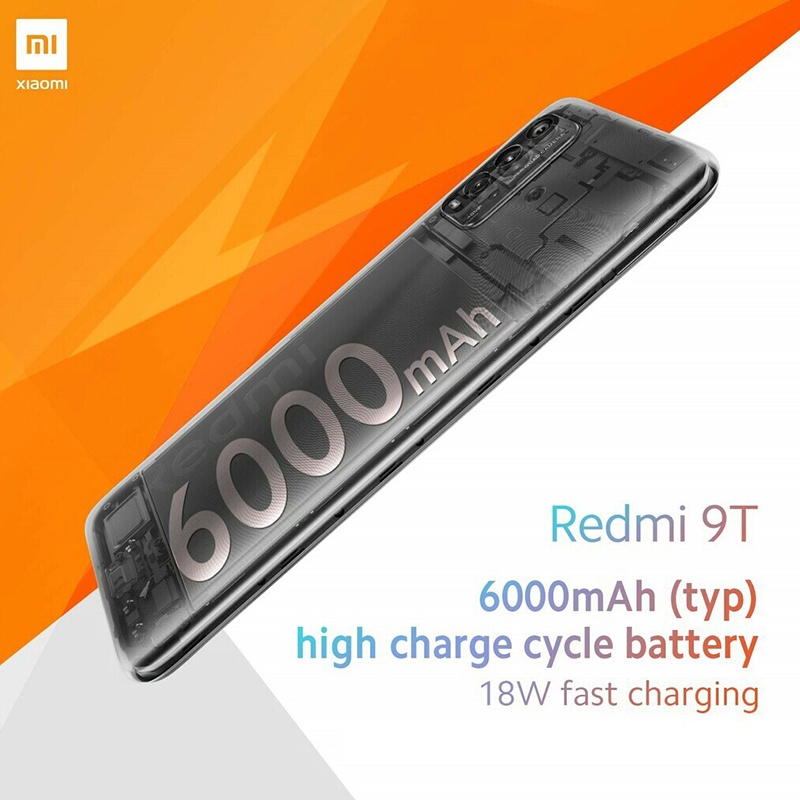 Xiaomi Redmi 9T RAM 4/128GB&amp;6/128GB Snapdragon 662 layar 6.53 inci Garansi 1 Tahun HP redmi 9t 6 128