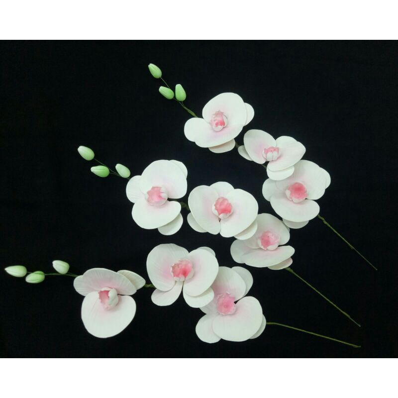 

(460/PRANG2) Gumpaste Flower Sugar Flower/Bunga Gumpaste Orchid