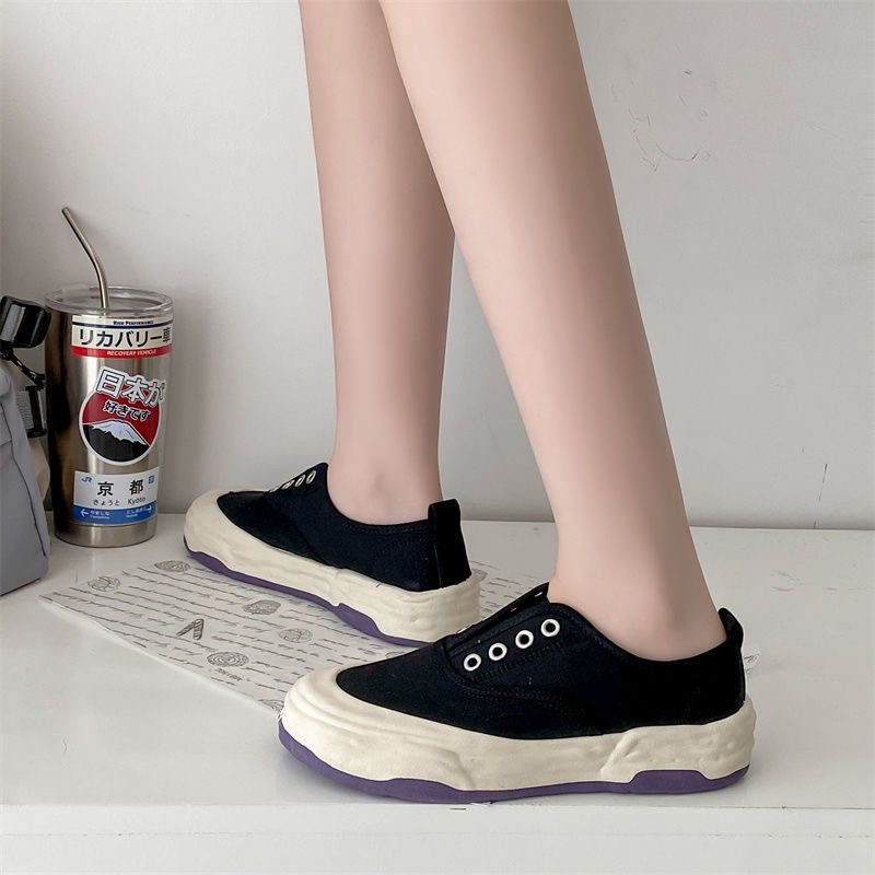 Sepatu Sneakers Kanvas Wanita Import Outsole Anti Slip Model Terbaru Kece