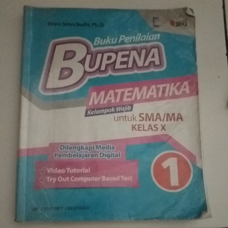 

Bupena Matematika kelas X Wono Setya Budhi