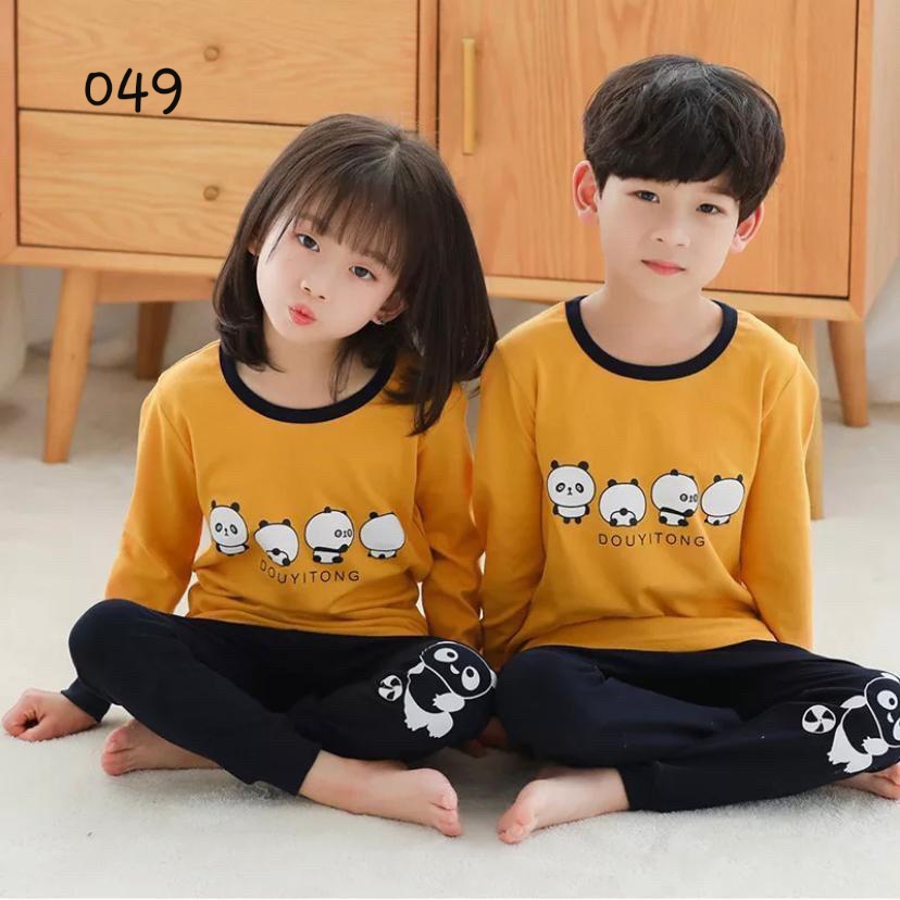 BAJU TIDUR ANAK ANAK BERGAMBAR LENGAN PANJANG UMUR 1-10 TAHUN