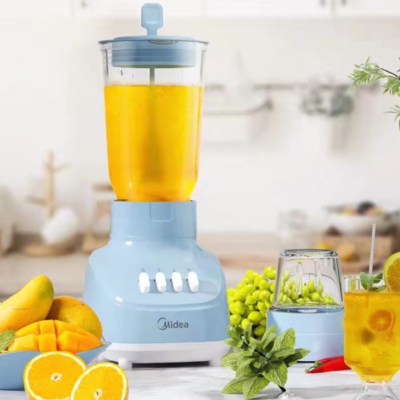 MIDEA Blender Kaca 1.2Liter 2in1 (MJ-BL-6008BW)