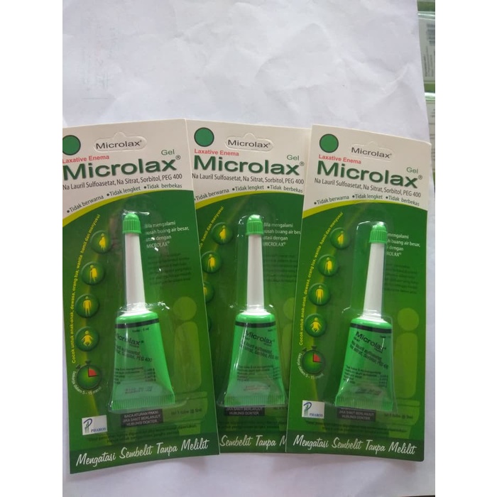 MICROLAX ENEMA GEL / Pelancar BAB / Pencahar Enema