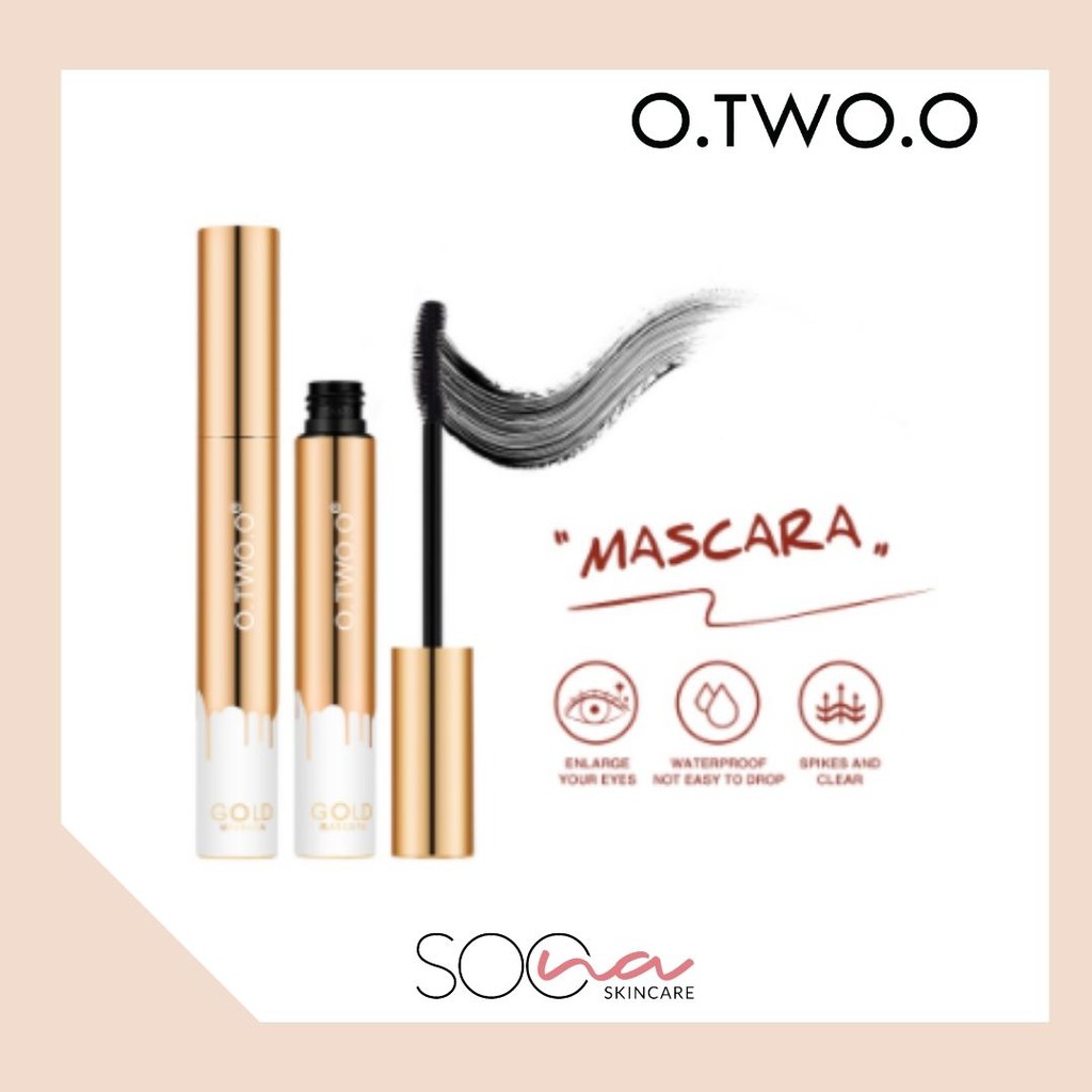 O.TWO.O Mascara Waterproof Long Lasting Volumizing Lengthen Eye Lash