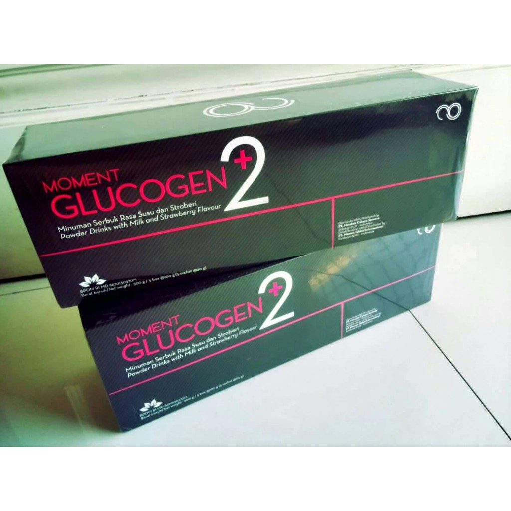 ORIGINAL PRODUK  New Glucogen 2 Rasa Susu dan Stroberri | Moment Glucogen 2 plus