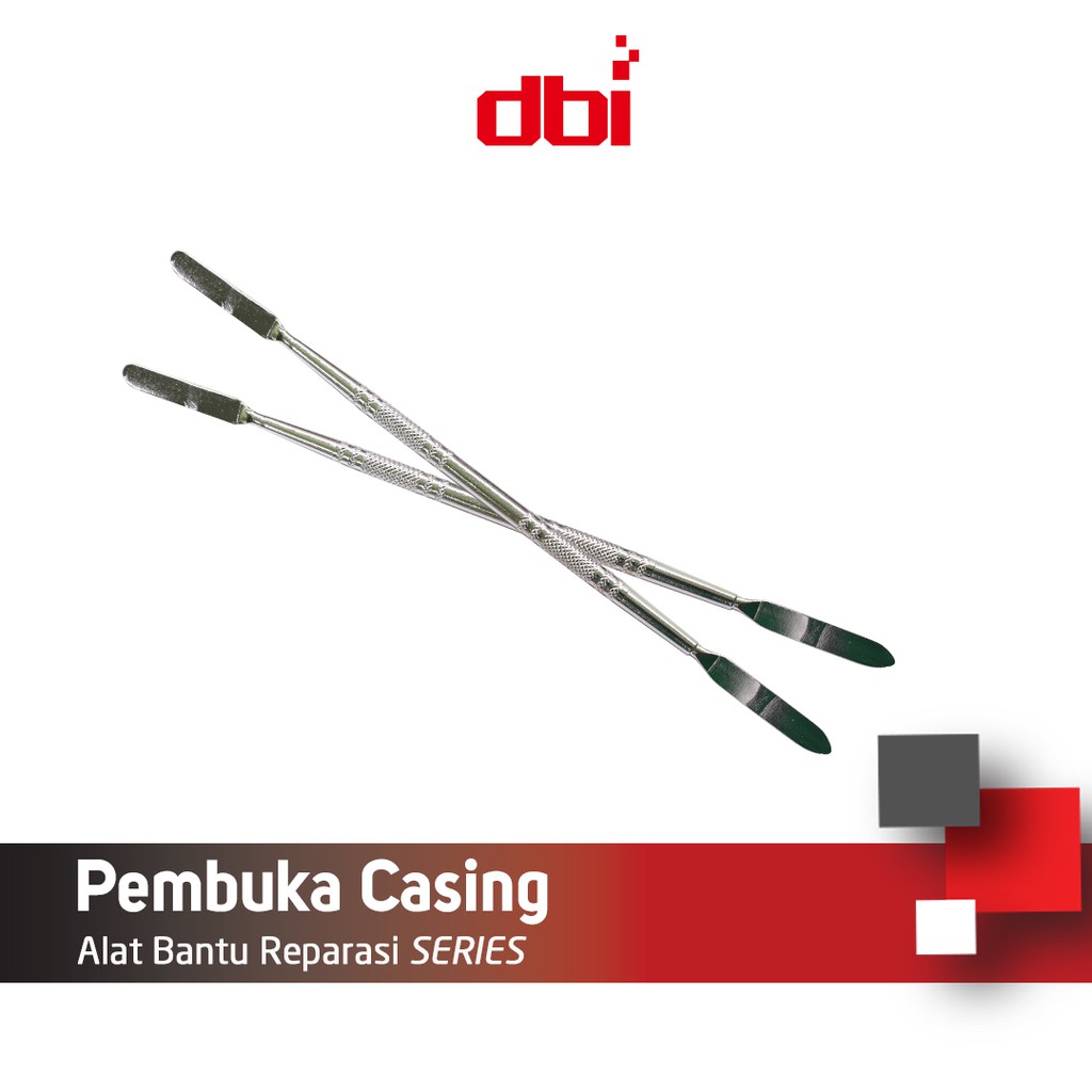 Pembuka Casing / Pengungkit Stainless Steel Lurus / Spatula Single