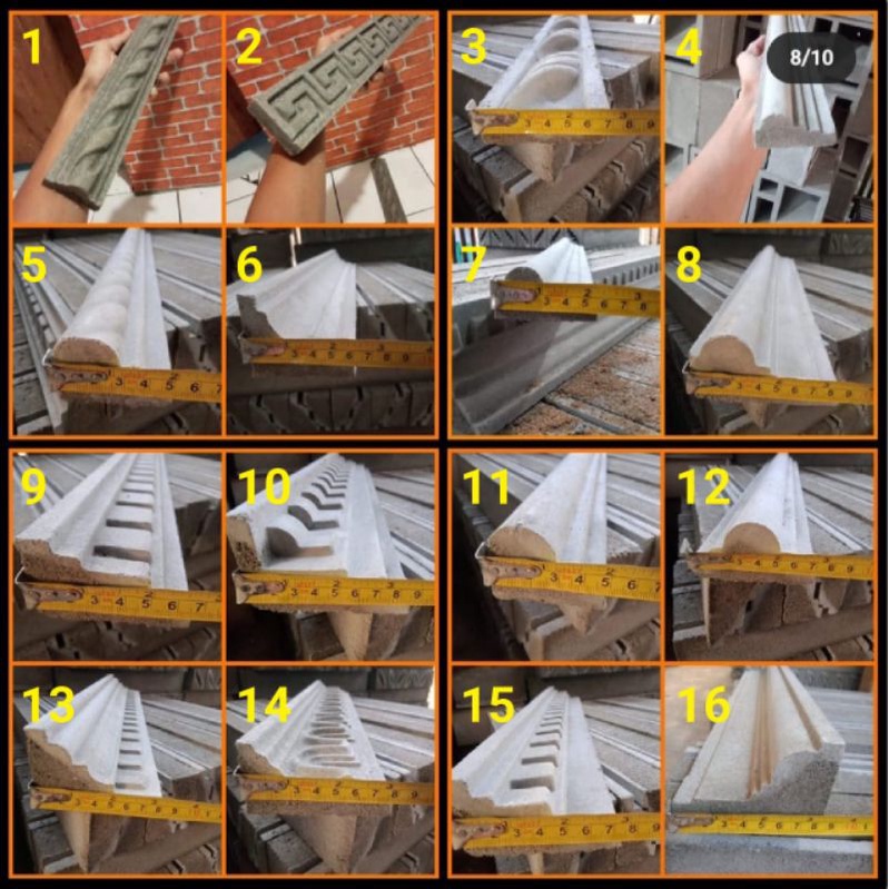 List Profile List Plang Beton Minimalis Modern Aneka Motif SINAR ROSTER ASD