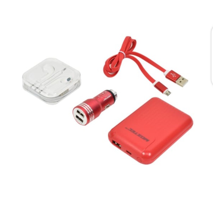 moztec charger lighter mobil/motor - Merah