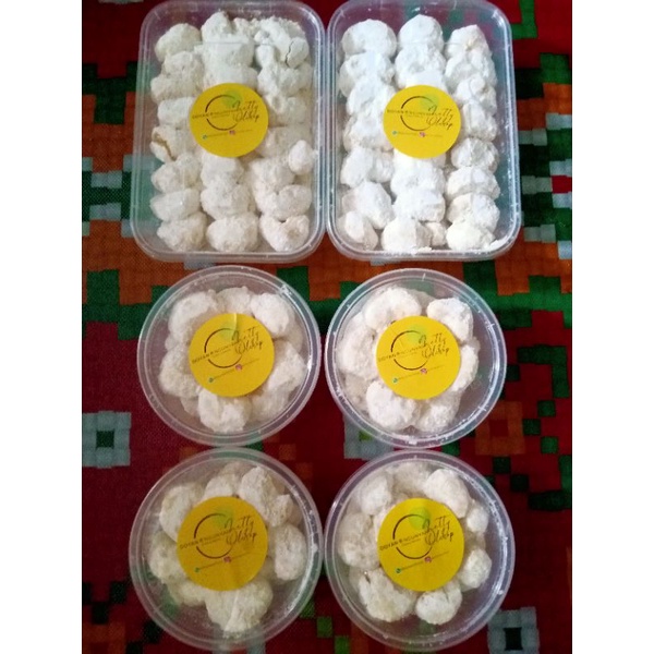 

kue kering putri salju kemasan kecil