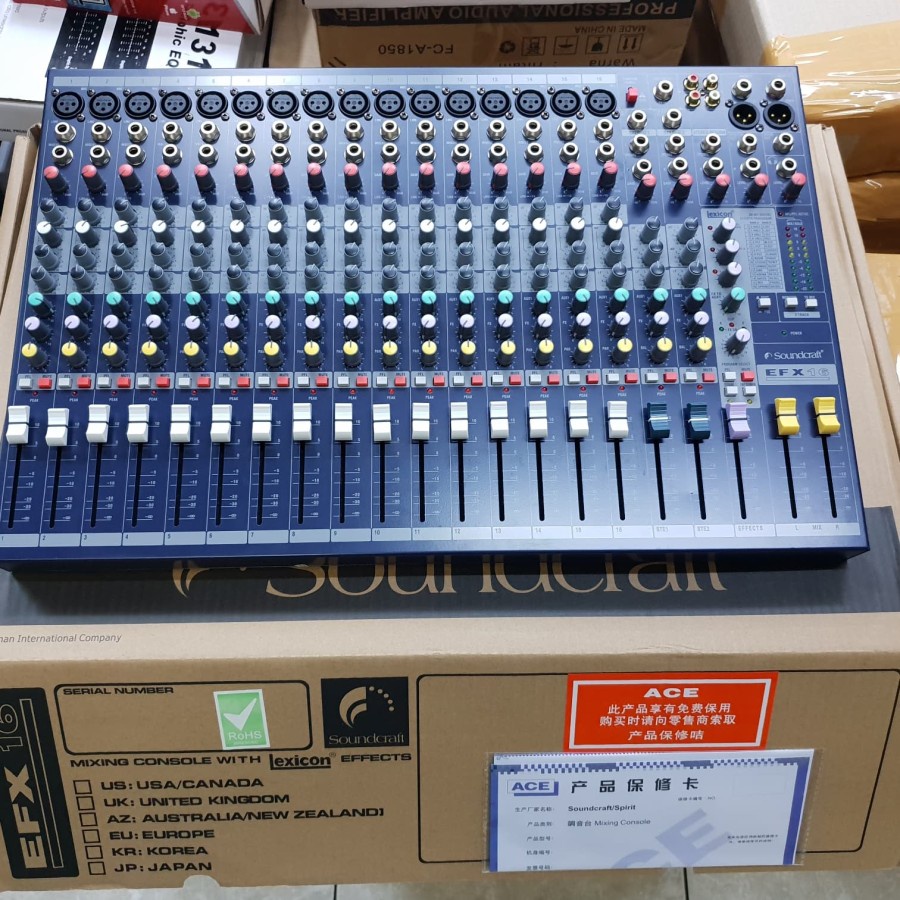 Mixer Soundcraft EFX 16 / efx16 ( 16 Channel )