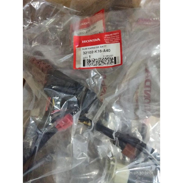 Sub Harness Batt - Scoopy F1 . Kode Part : 32102K16A40
