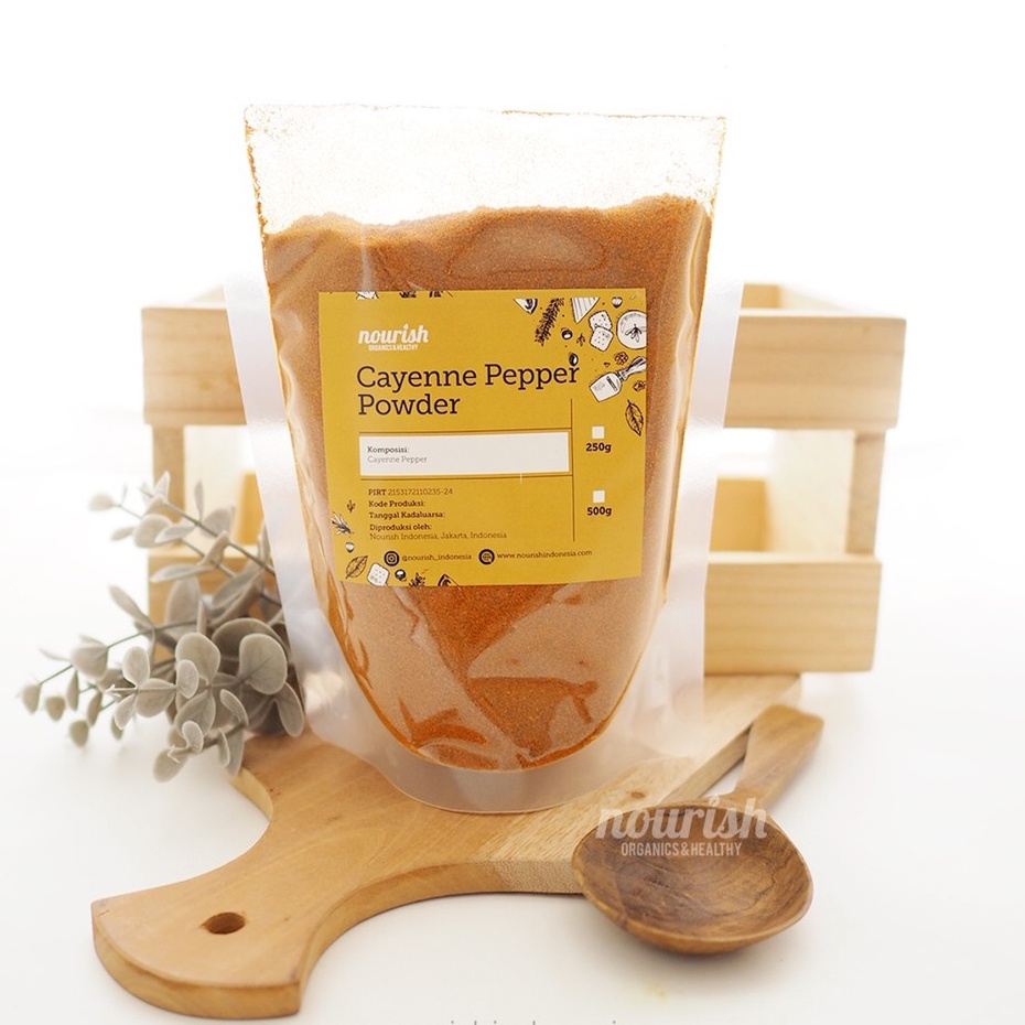 Nourish Indonesia, Cayenne Pepper Powder 250 gr