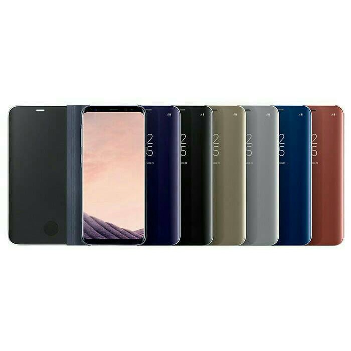 Clear View Standing Cover Samsung A51 A71 S10  S10 Lite M51 Note 20 Plus M11 A01 S20