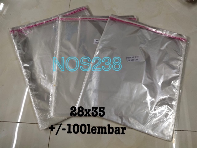 Plastik OPP Baju 25x35 / 28x35