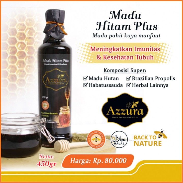 

Madu Hitam Super 450gr Antika Shop