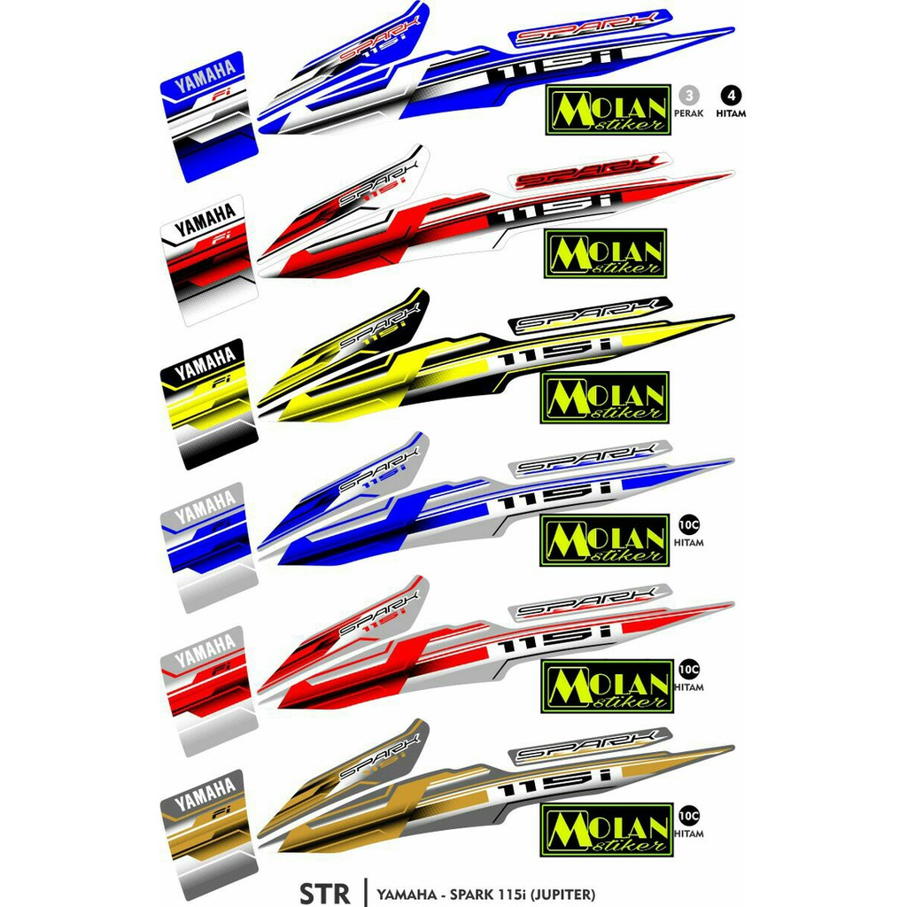 Sticker Striping Variasi Thailand Thailook Jupiter Z (SPARK 115 i) -1 f1249