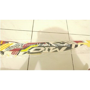 Striping Lis/Stiker Motor Mio J Teen Putih Kuning