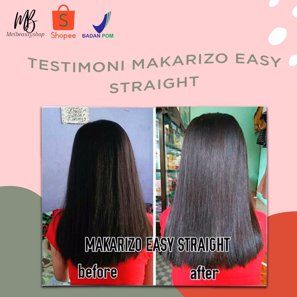 MAKARIZO Easy Straight Mild / Medium / Strong / Obat Pelurus Rambut