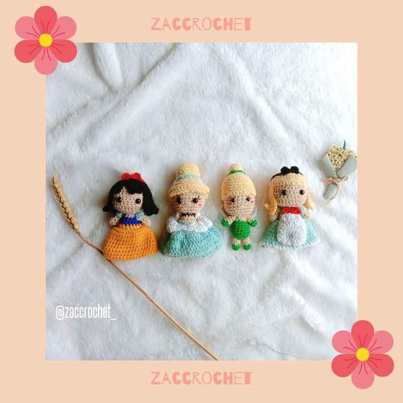 Boneka Rajut Amigurumi Princess