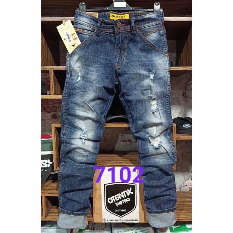 Celana Panjang pria MC.Wiscer // Celana Panjang Wiscer sobek sobek