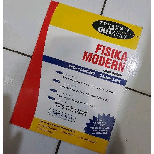Buku (ORI 100%)⭐ FISIKA MODERN (Schaum's) Ronald Gautreau - William Savin