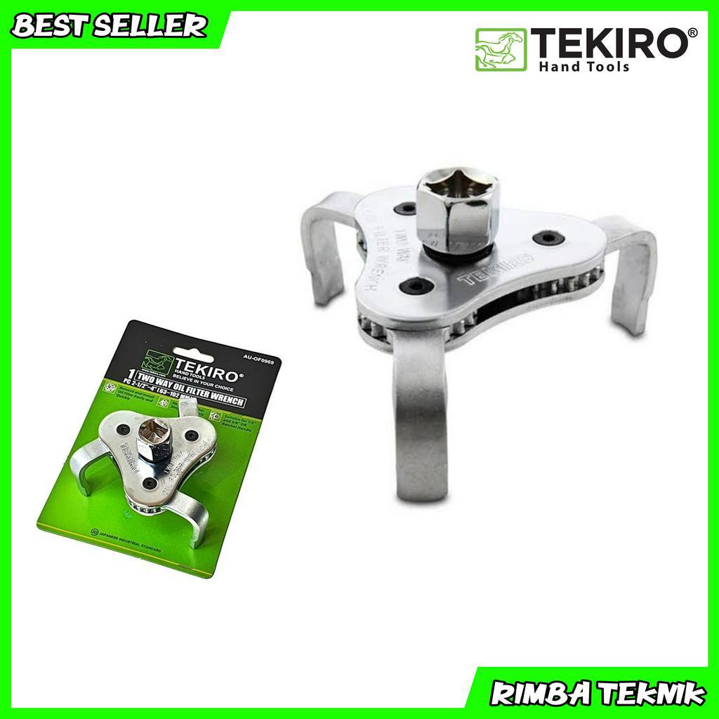 Tekiro Kunci Filter Oil / Saringan Oli 2 Arah - 2 Way Oil Filter 63 - 102 mm 1/2 Dr Socket