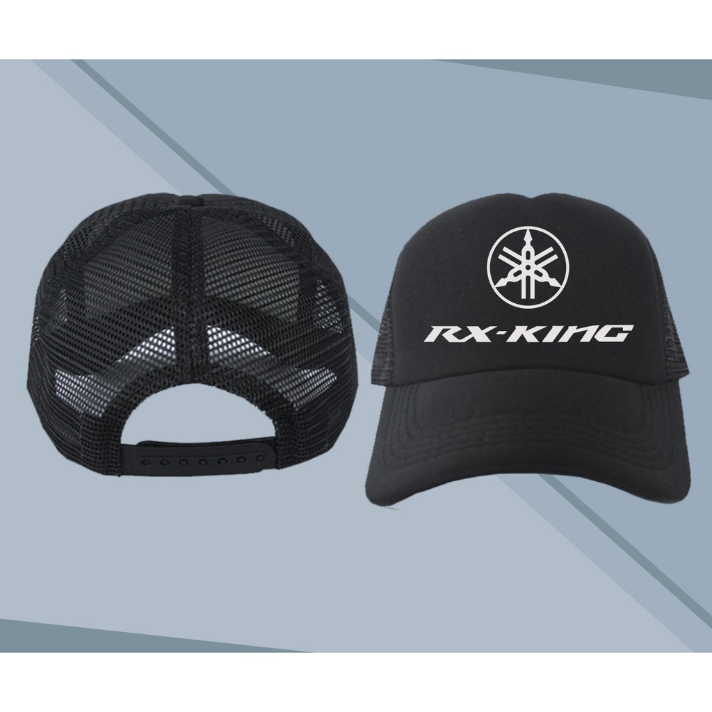 Topi Trucker jaring sport pria all size Yamaha RX King