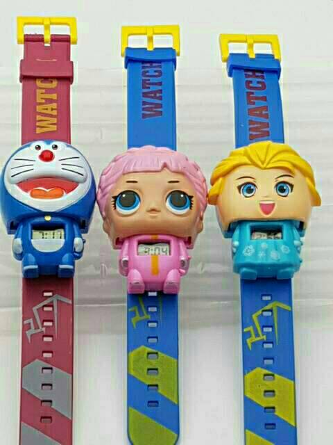 (Dikirim Dari Jakarta) Jam Tangan Anak Digital Character Multifunction Rubber