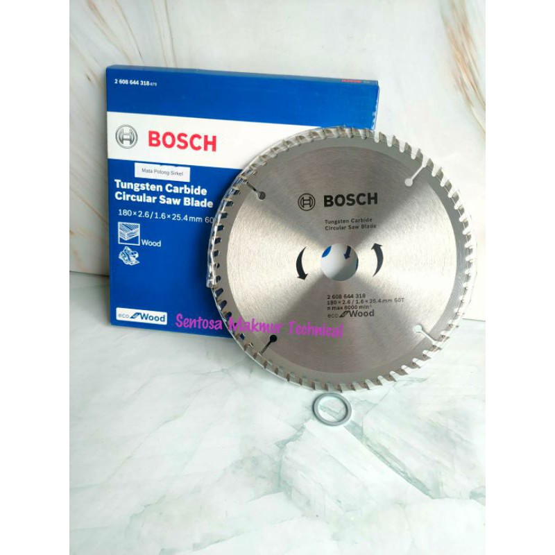 BOSCH ECO 7 x 60 T Mata Circular Saw Gergaji Potong Kayu Wood 7&quot; x 60T