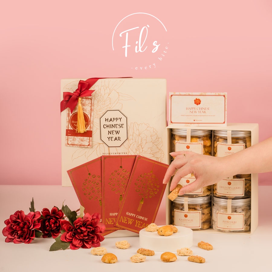 

Hampers Imlek / Bingkisan Imlek / Hampers CNY / Kue Kering Imlek