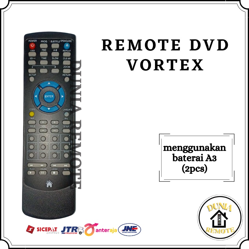 Remot Remote DVD VORTEX PLAYER ICHIKO DV-VR860 MULTIMAX NANOTECH