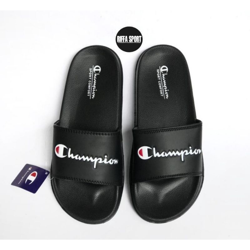 Sandal slide champion | pria wanita | sandal santai premium berkualitas